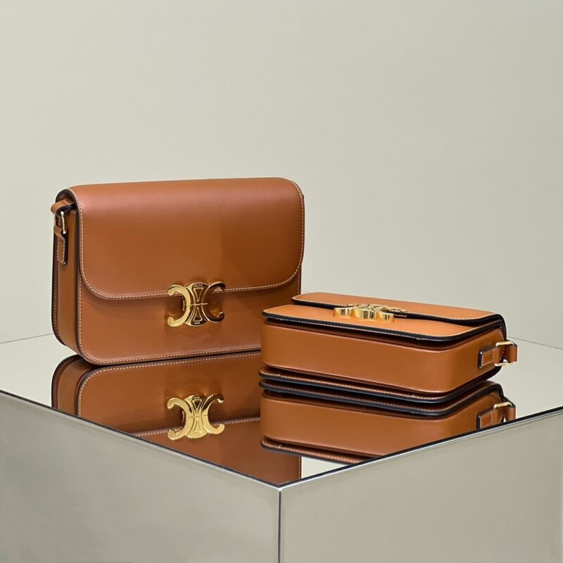 img_c2457b7a_20231019_i1697727350_4440_3 Replica Celine Triomphe Mini Brown - 图片 4