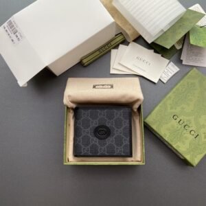 Replica Gucci  Interlocking  Wallet Black