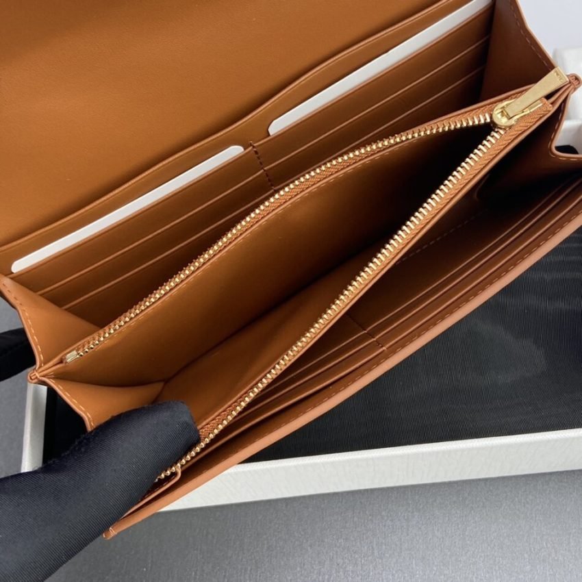img_c4e87dad_20240825_i1724565414_8475_7 Replica Celine Triumphe Long Wallet Brown - 图片 7