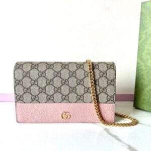 Elementor #30111 Replica Gucci GG Marmont Chain Bag Pink