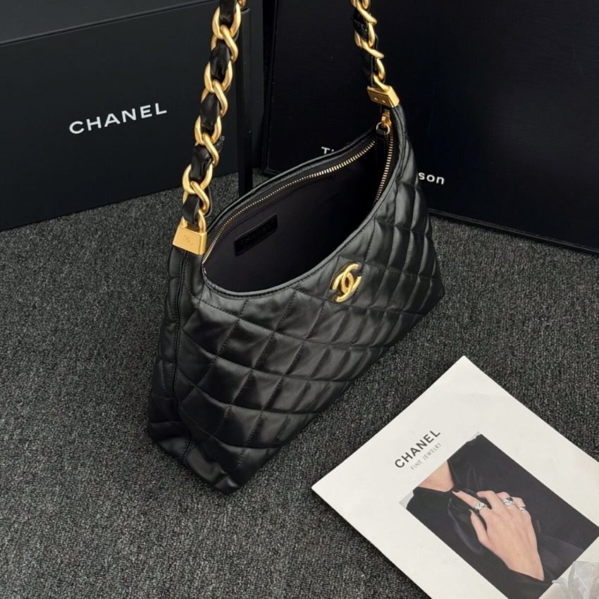 windows1718288845591_1282453659998091109 Replica CHANEL 24a Hobo Large Black - 图片 9