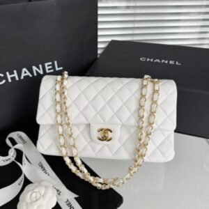 Replica CHANEL Classic Flap 25cm White
