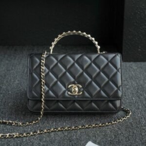 Replica CHANEL 24s Pearl Handle Black