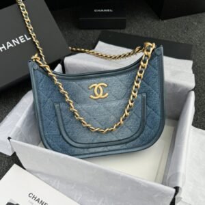 Elementor #30057 Replica CHANEL 23c Hobo Small Denim