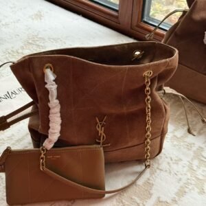 Chanel 25A suede color-blocked hobo bag